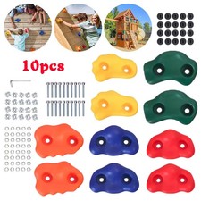 10Pcs Climbing Rock Holds Wood