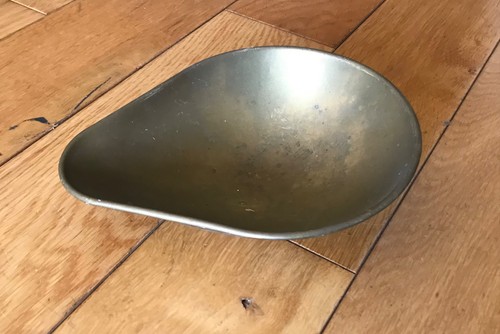 Brass scales pan scoop - scales,