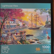 1000 Piece Jigsaw - Lighthouse View (complete)