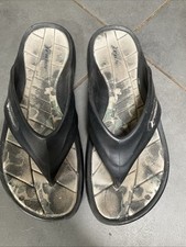 Grendene RIDER Flip Flops Black sturdy rubber with mottled Insoles Size Eur 41