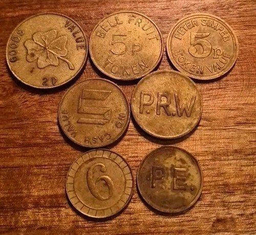 Arcade game tokens - arcade,