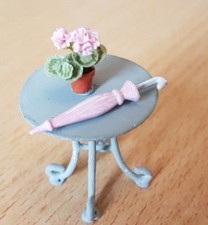 PARASOL umbrella pink vintage victorian for 1:24th scale dollshouse DH52