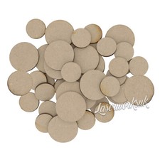 Wooden MDF Round Circle Shapes