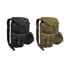 Canvas Bag Army Vintage Style Backpack Camping Hiking Outdoor Daysack Pack New