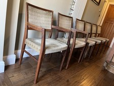 Svegards Markaryd 6 Dining Chairs Vintage Retro Mid Century modern scandinavian