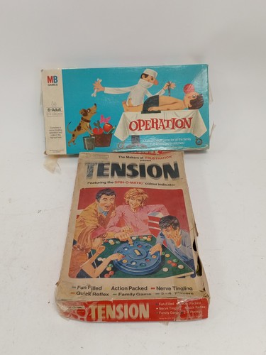 Vintage operation games and - mb,