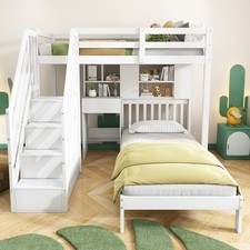High Sleeper Bed with Desk