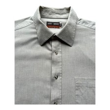 MARKS&SPENCER TAILORING PURE COTTON TWILL SHIRT BEIGE Mens 18”COLLAR M&S