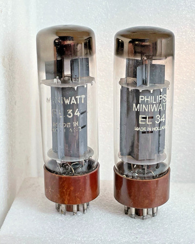 Matched pair el34 tubes - pair,
