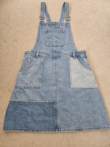 Mid wash denim patchwork - tu,