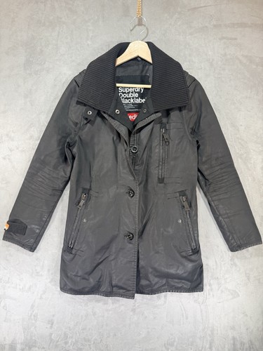 Superdry double black label - black,