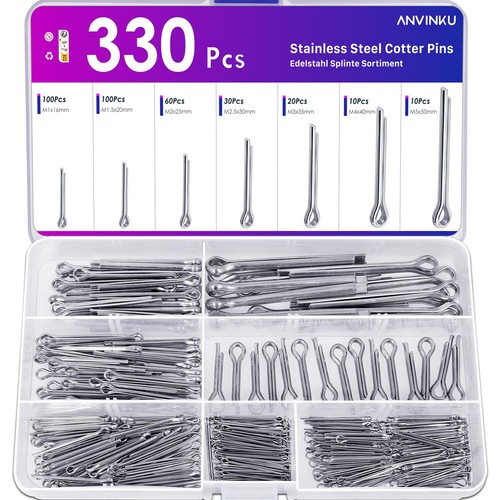 330 pcs cotter pins - pins, assortment
