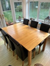 Solid Oak Table 8 seater