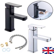 Modern Bathroom Taps Mixer Basin Tap Wash Sink Mono Single Lever Handle Faucet