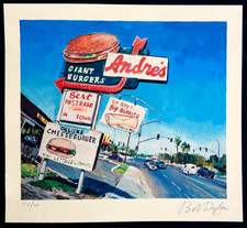 Bob Dylan Lithograph COA