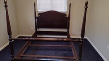Vintage Wooden Full Size Four
