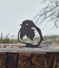 ROBIN Rusty metal Topper - garden ornament, gift, ornament art