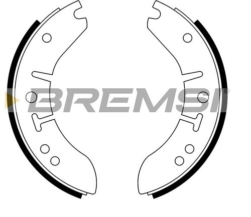 Front brake shoes - front, for