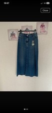 Ladies Maxi Denim Skirt Size