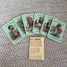 Vintage happy families card - families,