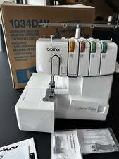 Brother 1034D Overlocker Sewing Machine with Pedal, DVD, and Accessories
