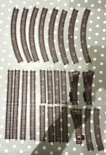 25x pieces OO Gauge Patinaed Hornby Track Job Lot
