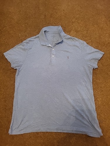 All saints polo shirt - shirt, large