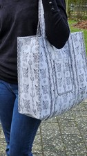 Quilted Tote Bag Cow Print