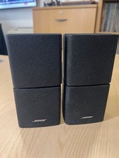 Bose Double Cube Satellite Speakers in Black (one pair) - With wall brackets
