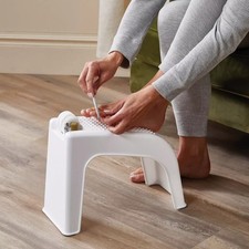 Chiropody stool with storage - with,