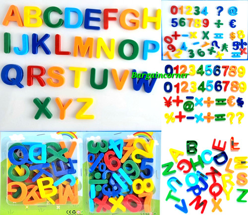 Magnetic letters numbers - letters, kids