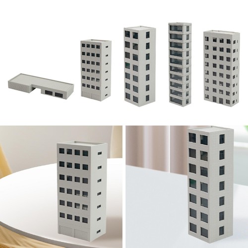 Model railway buildings - model,