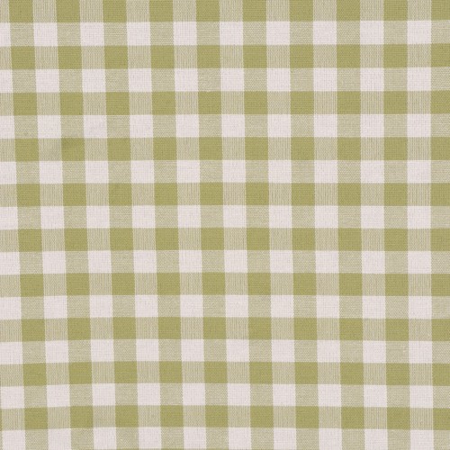 Gingham check green fabric - green,