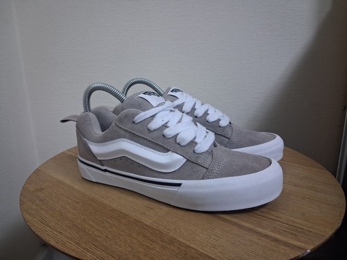 Vans knu skool grey white - knu,