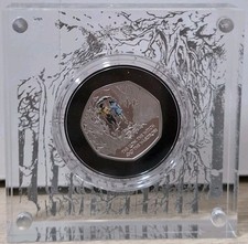 Royal Mint Silver Proof Narnia Lion The Witch And The Wardrobe Coin - Coloured