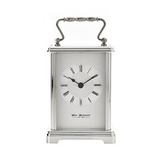 Silver Carriage Clock by