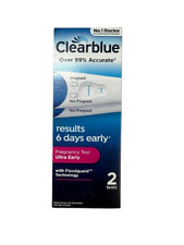 Clearblue Pregnancy Test-Ultra Early Results 6 Days Early 2 Test-Expire:-11/2025