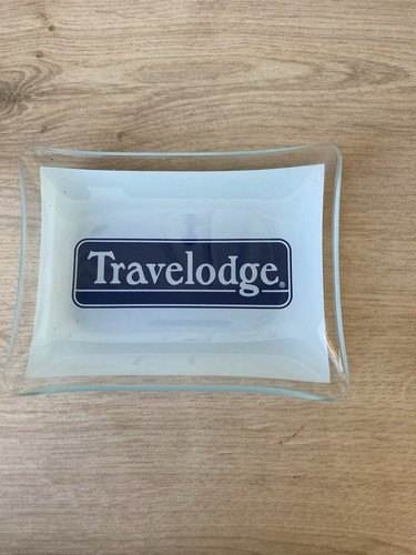 Travelodge souvenir glass tray - travelodge,