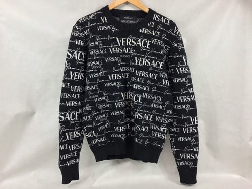 Versace logo men - versace, wool
