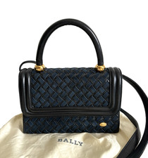 Authentic Bally Handbag Navy
