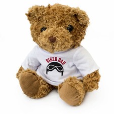 NEW - BIKER DAD - Teddy Bear -