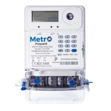 Metro MET001 Digital Prepaid Electric Meter  Single Phase 80A IP54
