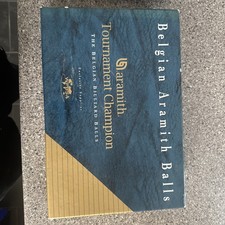 Aramith Tournament Champion Snooker Balls Set Belgian Boxed