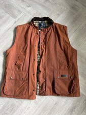 PG Field Waxed Gilet Burnt