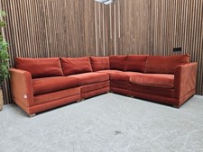 Sofa.com Aissa Custom Made Modular Corner Sofa In Moroccan Spice Smart Velvet 