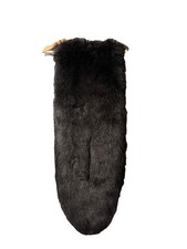 Zara Black Faux Fur Stole