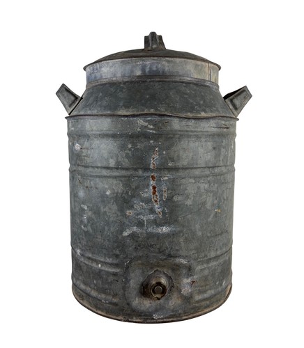 Galvanized metal water cooler - metal,