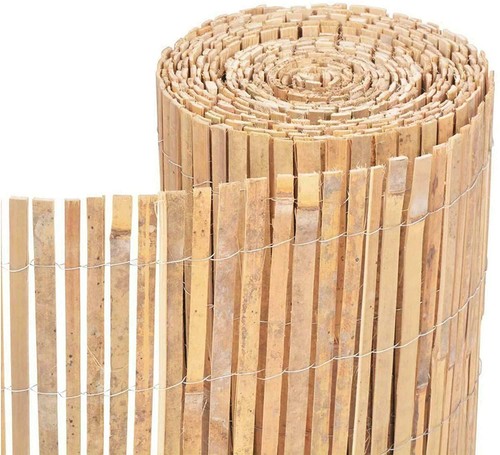 Bamboo slatted fence 4m - 1m,