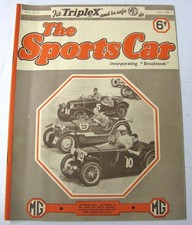 THE SPORTS CAR MG House Magazine AUG 1936 Vol.2 No.17 Why Not A Stock Car Race