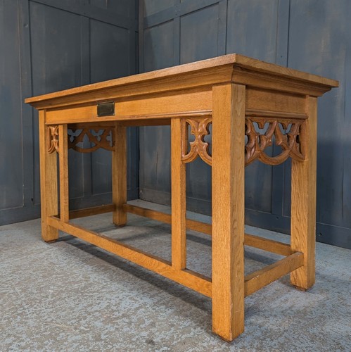 Post war oak gothic communion - post-war,